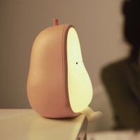 Gambar Eglare Lampu Tidur Rechargeable Pear - Pink