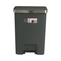 Gambar Eko 35 Ltr Hana Tempat Sampah Pedal Square - Abu-abu