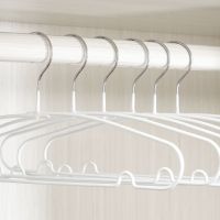 Gambar Stora 40 Cm Set 6 Pcs Hanger Steel & Pvc Coating - Putih