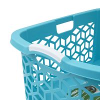 Gambar Stora 72 Ltr Keranjang Laundry Geometric - Biru