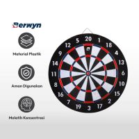 Gambar Berwyn Flocked Dartboard Game