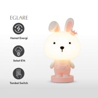 Gambar Eglare Lampu Meja Queen Rabbit E14 - Pink