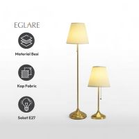 Gambar Eglare Spencer Lampu Lantai - Aged Brass