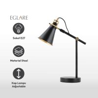 Gambar Eglare Tica Lampu Meja E27 - Hitam