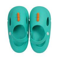 Gambar Ataru Ukuran 26/27 Sandal Anak Clogs Dino - Hijau