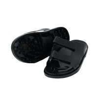 Gambar Ataru Ukuran 36 Sandal Slides Jelly Double Velcro - Hitam