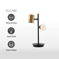 Gambar Eglare Anneli Lampu Meja Brass - Hitam