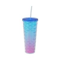 Gambar Ataru 720 Ml Tumbler Double Wall Dengan Sedotan Ps Pp