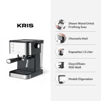 Gambar Kris 1.5 Ltr Espresso Coffe Maker Stainles Steel - Hitam