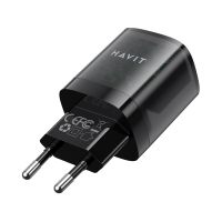 Gambar Ataru Kepala Charger Gan Dual Usb A & C 30 Watt - Hitam