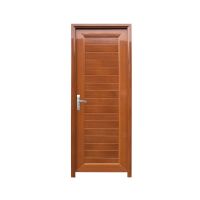 Gambar Maxb 198x70x7 Cm Pintu Kamar Mandi Upvc Right - Cokelat Wood