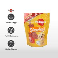 Gambar Pedigree 300 Gr Schmackos Cammilan Anjing Smokey Beef