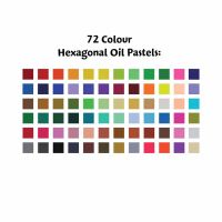 Gambar Faber Castell Set 72 Pcs Oil Pastel Hexagonal 120172