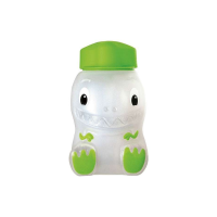 Gambar Rubbermaid 250 Ml Botol Minum Jus Dinosaur - Hijau