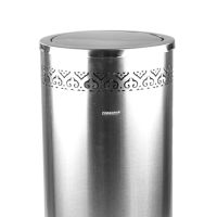 Gambar Krisbow Tempat Sampah Stainless Steel Dengan Asbak Gpx-110k