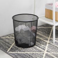 Gambar Tempat Sampah Besi 26x28 Cm - Hitam