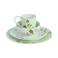 delicia-set-16-pcs-perlengkapan-makan-stoneware-rose-rim---kuning