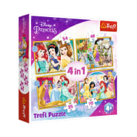 trefl-puzzle-4-in-1-happy-day-princess-3438