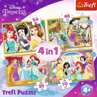 trefl-puzzle-4-in-1-happy-day-princess-3438