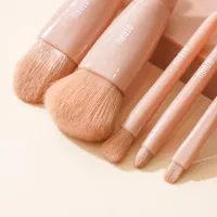 ataru-set-5-pcs-brush-kosmetik-dengan-cermin---pink