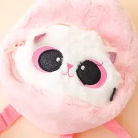 ataru-tas-ransel-anak-plush-cat---pink/putih