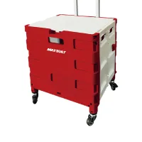 maxbuilt-troli-lipat-portabel-4-roda-25-kg---merah