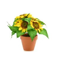 bunga-artifisial-28-cm-sunflower-dengan-pot