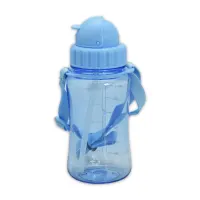 kris-350-ml-botol-minum-anak-flipstraw-dengan-tali---biru