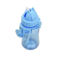 kris-350-ml-botol-minum-anak-flipstraw-dengan-tali---biru