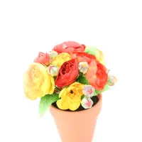 bunga-artifisial-18-cm-ranunculus-merah-kuning