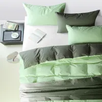 linotela-160x210-cm-two-tone-duvet-cover-katun---fern-grey