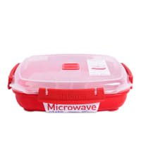 sistema-880-ml-kotak-makan-plate-microwave---merah