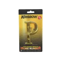 krisbow-huruf-rumah-p-polish-brass-10-cm