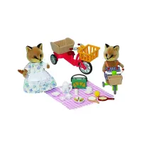 sylvanian-families-set-boneka-bikes-&-picnic