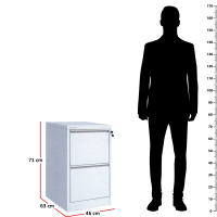 krisbow-filing-cabinet-besi-2-tingkat---krem