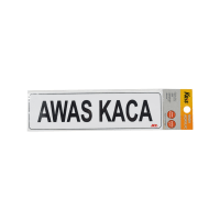 stiker-anodizedakrilik-awas-kaca-26x7.5-cm