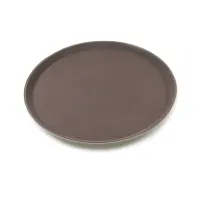 krischef-46x2.5-cm-nampan-saji-anti-slip-bulat---cokelat