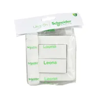 schneider-saklar-leona-2-gang-1-way