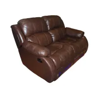 cheers-madison-sofa-recliner-kulit-2-seater---cokelat