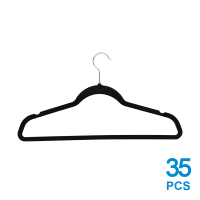 informa-set-hanger-plastik-slim-velvet-notch-35-pcs---hitam