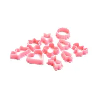 cooking-color-set-10-pcs-cetakan-kue-mini-forest---pink