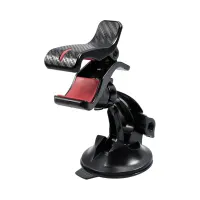 carmate-holder-smartphone-suction-clip---merah/hitam