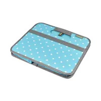 meori-32x26.5x27.5-cm-kotak-penyimpanan-lipat-dots---biru