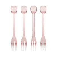 koziol-elli-set-4-pcs-garpu-kue---pink