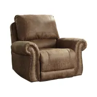 ashley-larkinhurst-sofa-recliner-kulit-1-seater---cokelat