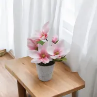 arthome-34-cm-bunga-artifisial-magnolia-dengan-pot---pink