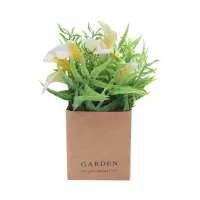 arthome-18-cm-bunga-artifisial-dengan-pot-kertas-cala-lily