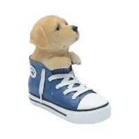 kris-garden-patung-taman-shoes-labrador-puppies---biru