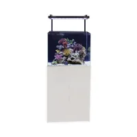 aqua-one-120-ltr-set-aquarium-&-kabinet-mini-reef-120---putih