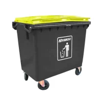 krisbow-660-ltr-tempat-sampah-outdoor---abu-abu/kuning